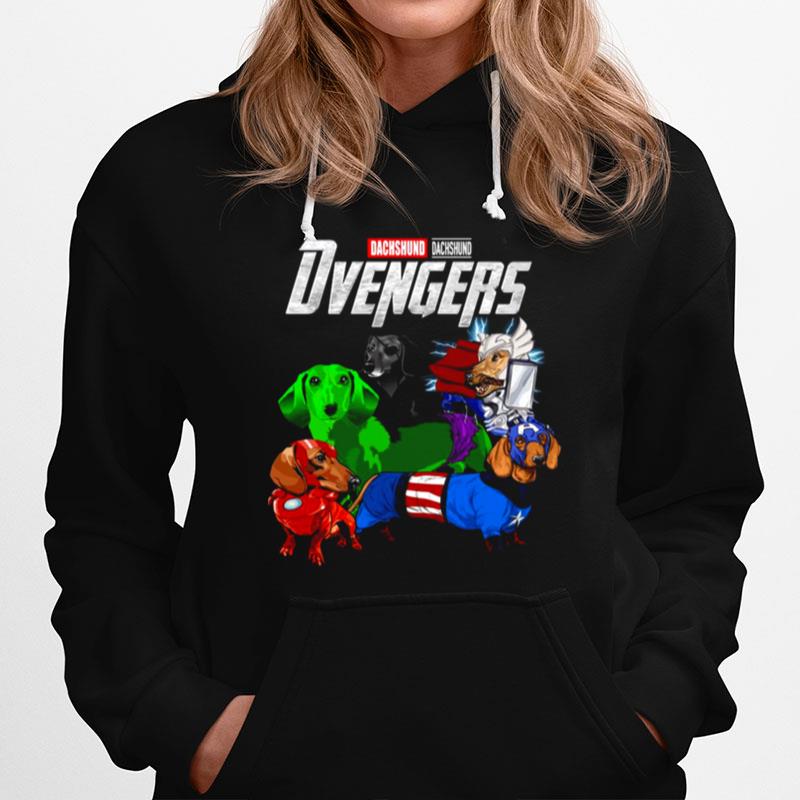 Marvel Avengers Endgame Dachshund Dvengers Hoodie