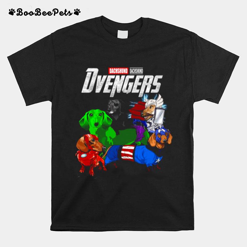 Marvel Avengers Endgame Dachshund Dvengers T-Shirt