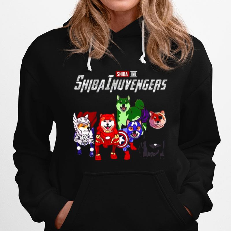 Marvel Avengers Endgame Shiba Inu Dog Shibainuvengers Hoodie