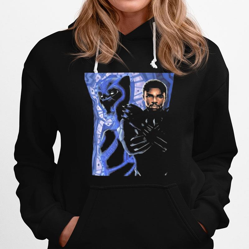 Marvel Heroes Rip Black Panther Chadwick Boseman Hoodie