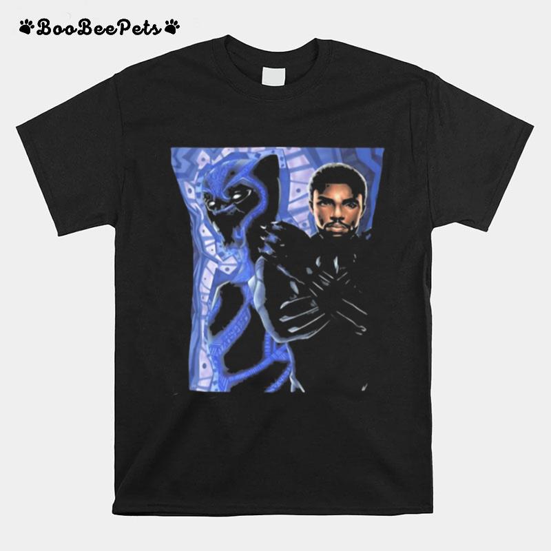 Marvel Heroes Rip Black Panther Chadwick Boseman T-Shirt