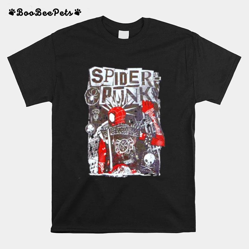 Marvel Spider Man Across The Spider Verse Spider Punk T-Shirt