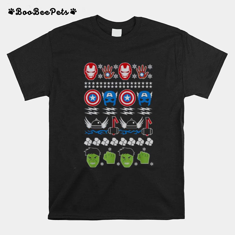 Marvel The Avengers Ugly Christmas T-Shirt