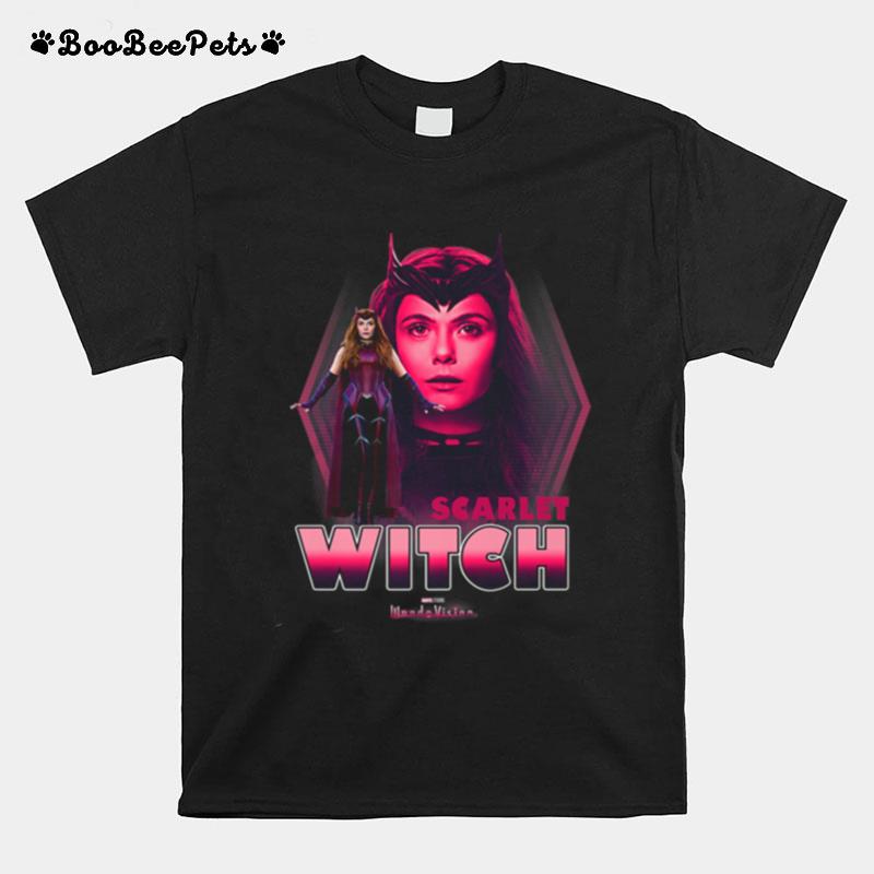 Marvel Wandavision The Scarlet Witch Faded T-Shirt