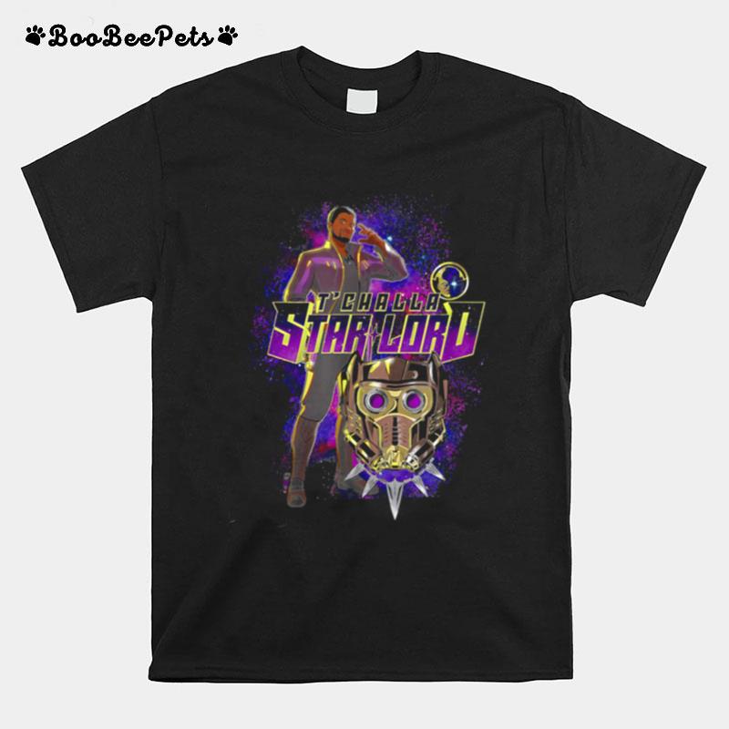 Marvel What If Tchalla Star Lord Hero Shot T-Shirt