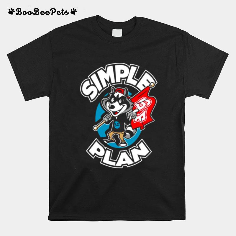 Mascot Cartoon Design Simple Plan T-Shirt