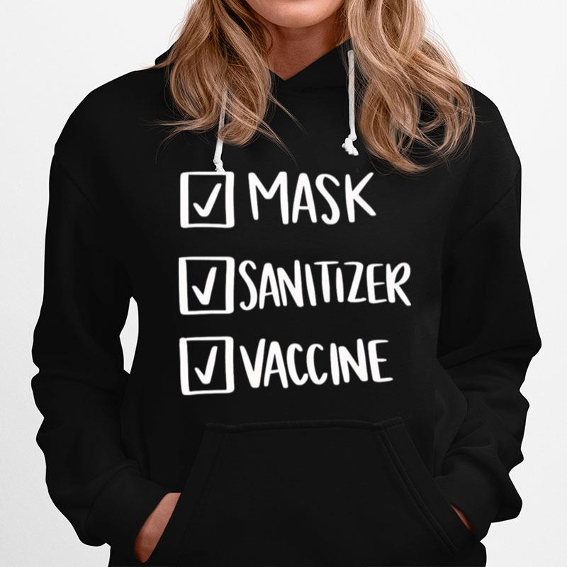 Mask Sanitizer Vaccine Hoodie