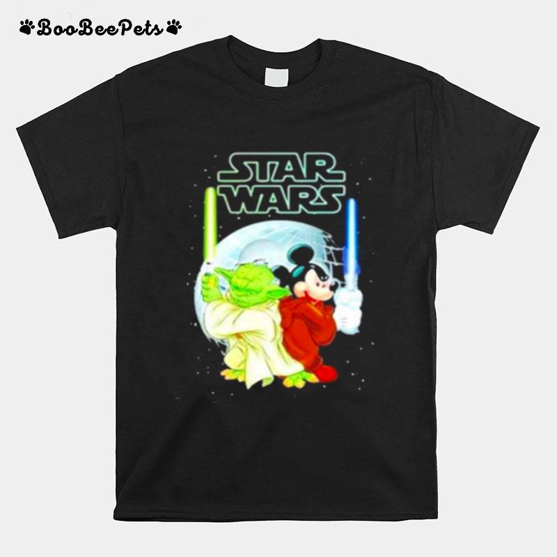 Master Yoda And Mickey Mouse Star Wars T-Shirt