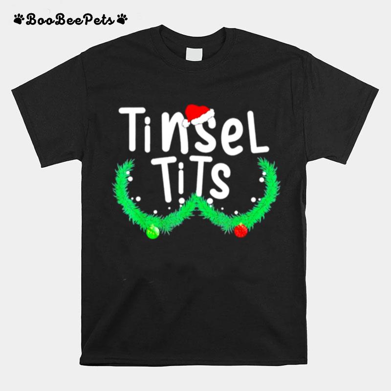 Matching Christmas Tinsel Tits And Jingle Balls T-Shirt