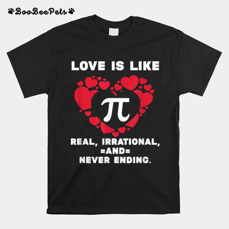 Math Celebrating Valentines Day T-Shirt