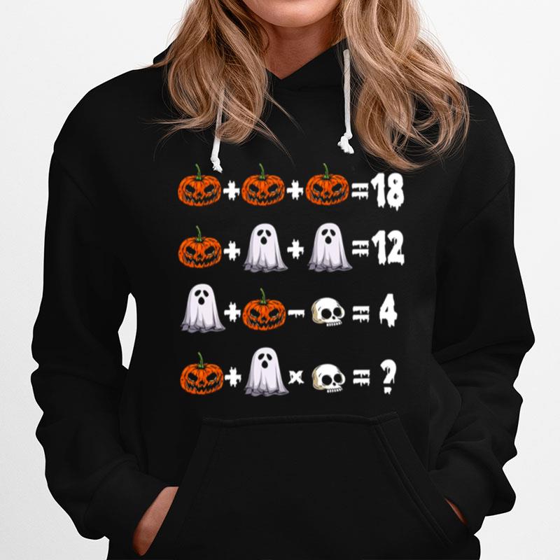 Math Teacher Halloween Trick Or Teach Hoodie