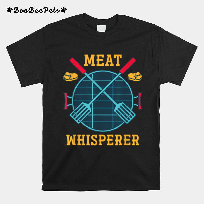 Meat Whisperer Smoked Meat Grilling Bbq Chef Barbecue T-Shirt