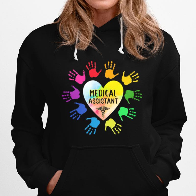 Medical Assisant Heart Medical Hoodie