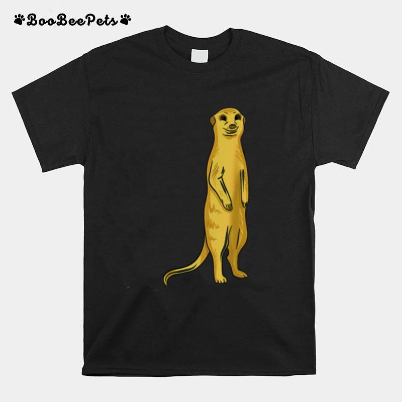 Meerkat Illustration Meerkat Pet Owner T-Shirt