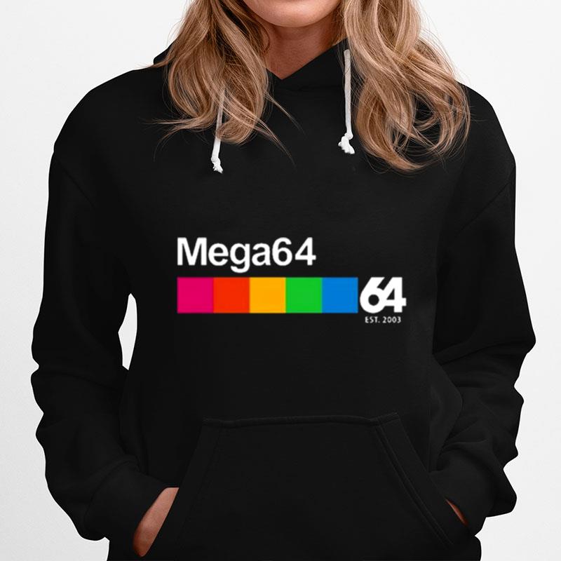 Mega64 Food Est 2003 Vintage Hoodie