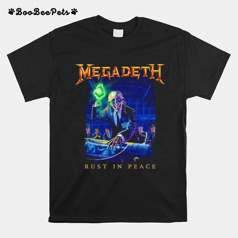 Megadeth Rust In Peace Tracklist T-Shirt