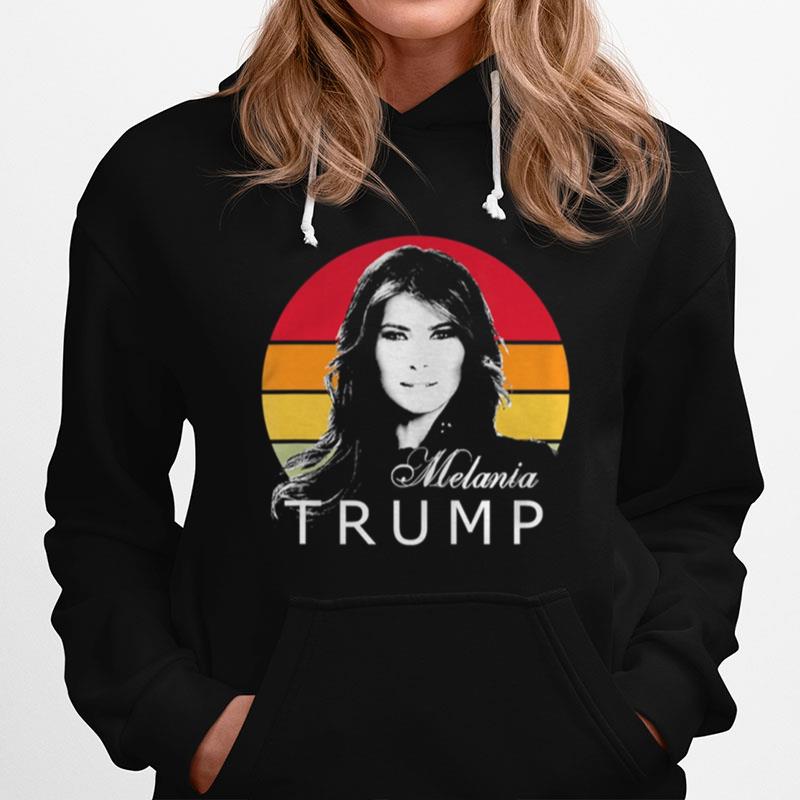 Melania Trump First Lady Of The United States Vintage Retro Hoodie