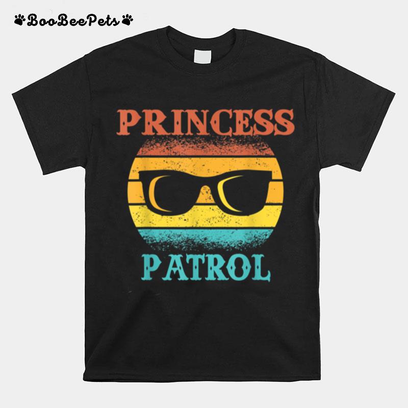 Mens Funny Tee For Fathers Day Princess Patrol Of Daughters T B09Zl27B5T T-Shirt