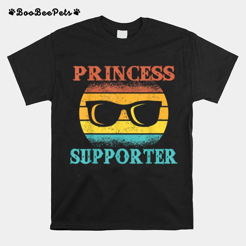 Mens Funny Tee For Fathers Day Princess Supporter Of Daughters T B09Zkyzh63 T-Shirt