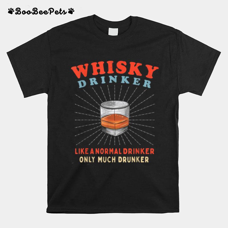 Mens Malt Whisky Whiskey Drinker Party Bourbon T-Shirt