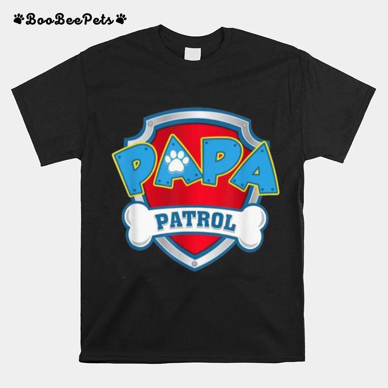 Mens Papa Patrol Dog Mom T-Shirt