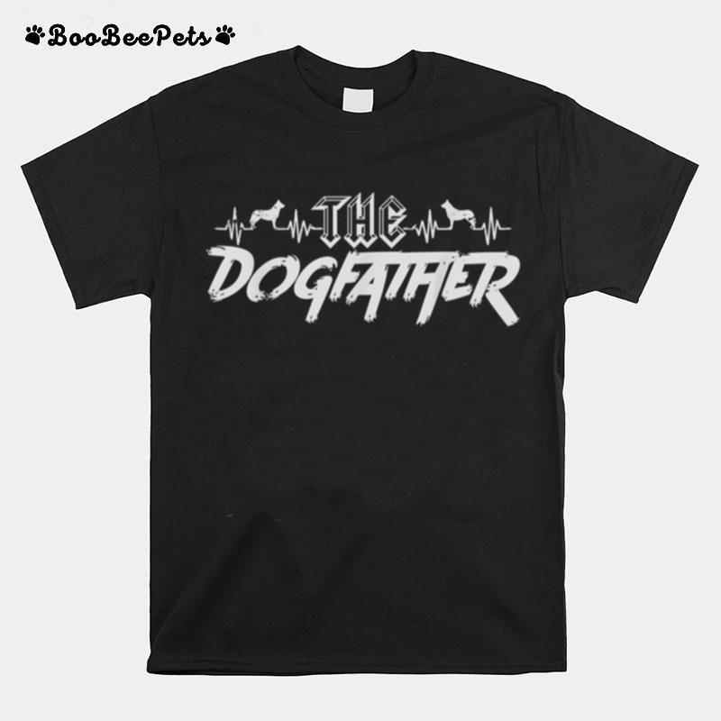 Mens The Dogfather Dog Owner Dog Dad T-Shirt