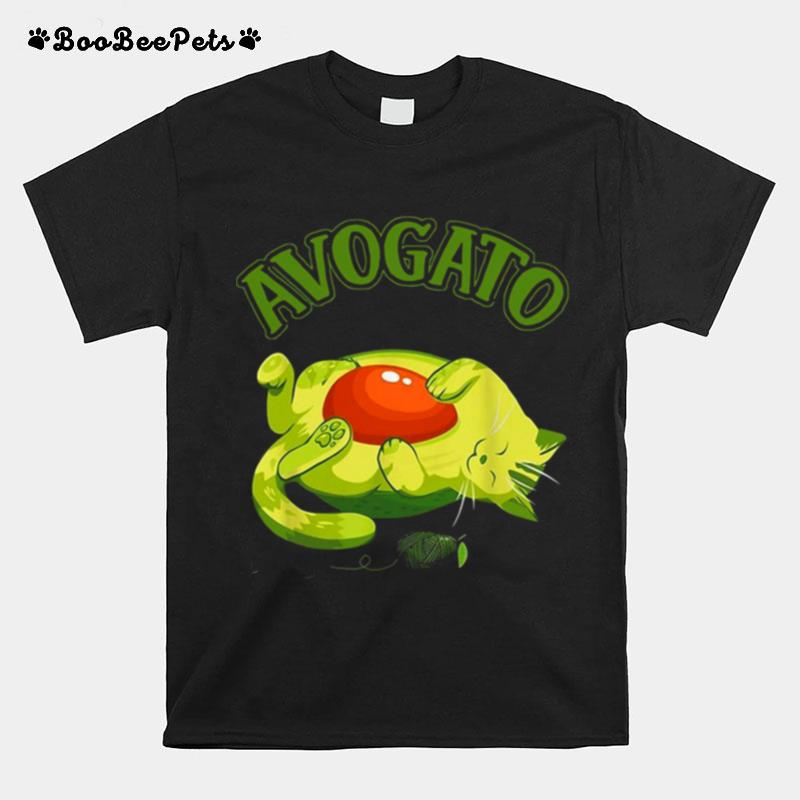 Meow Avogato Cat Avocado T-Shirt