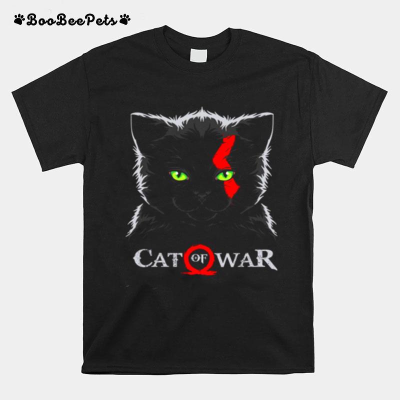 Meow Cat Of War God Of War Ragnarok T-Shirt