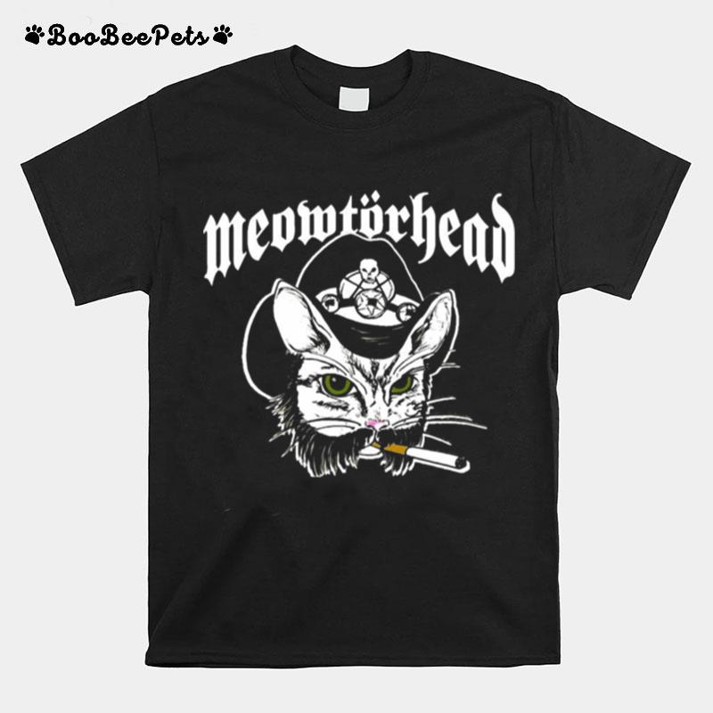 Meowtorhead Kilmeowster Smoking T-Shirt