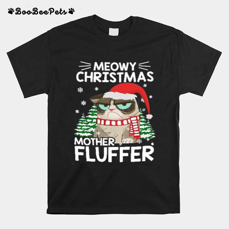 Meowy Christmas Mother Fluffer T-Shirt