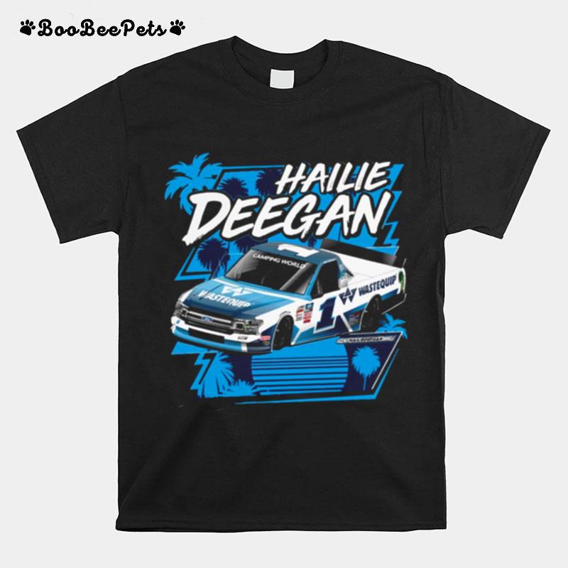 Merch Wastequip Retro Nascar Car Racing Hailie Deegan T-Shirt