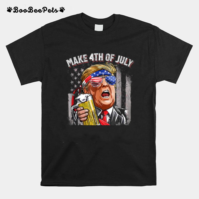 Merica Trump 4Th Of July Funny Trump Vintage Retro Men Women T B0B518Tfnv T-Shirt
