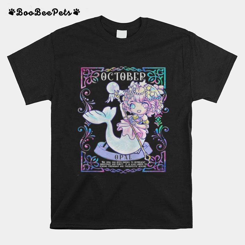 Mermaid October Oppai Anime T-Shirt