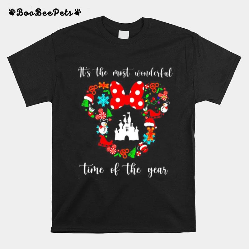 Merry Christmas Disney Its The Most Wonderful Time Of The Year T-Shirt