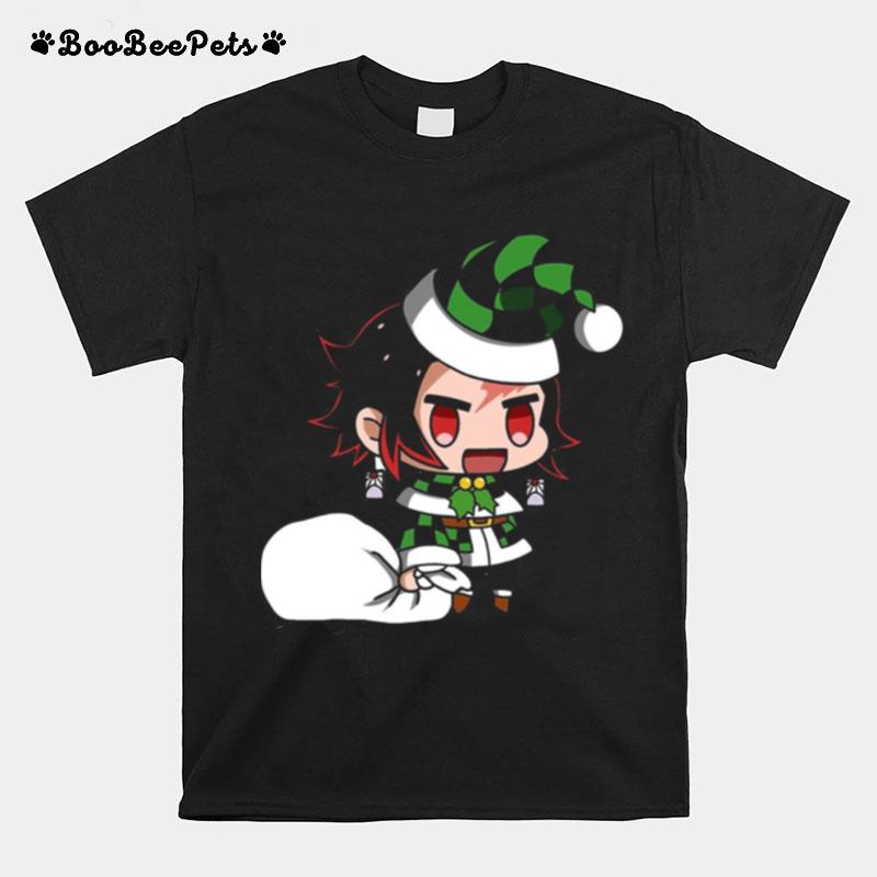Merry Christmas From Tanjiro Kamado Demon Slayer T-Shirt