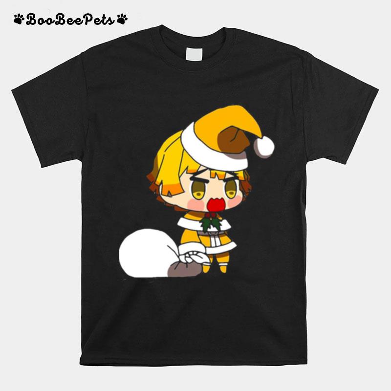 Merry Christmas From Zenitsu Agatsuma Demon Slayer T-Shirt