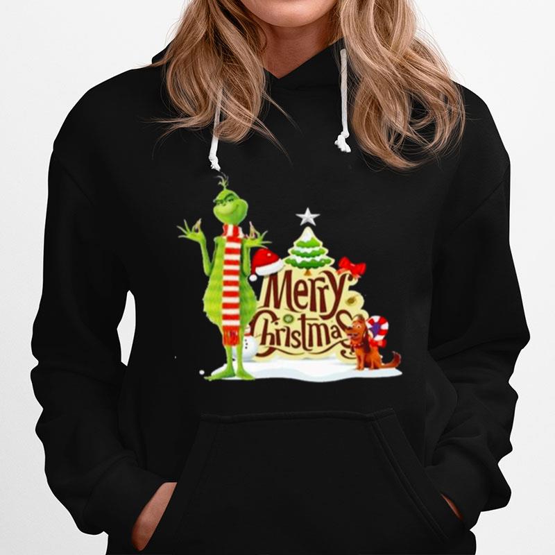 Merry Christmas Grinch And Dog Christmas 2022 Hoodie