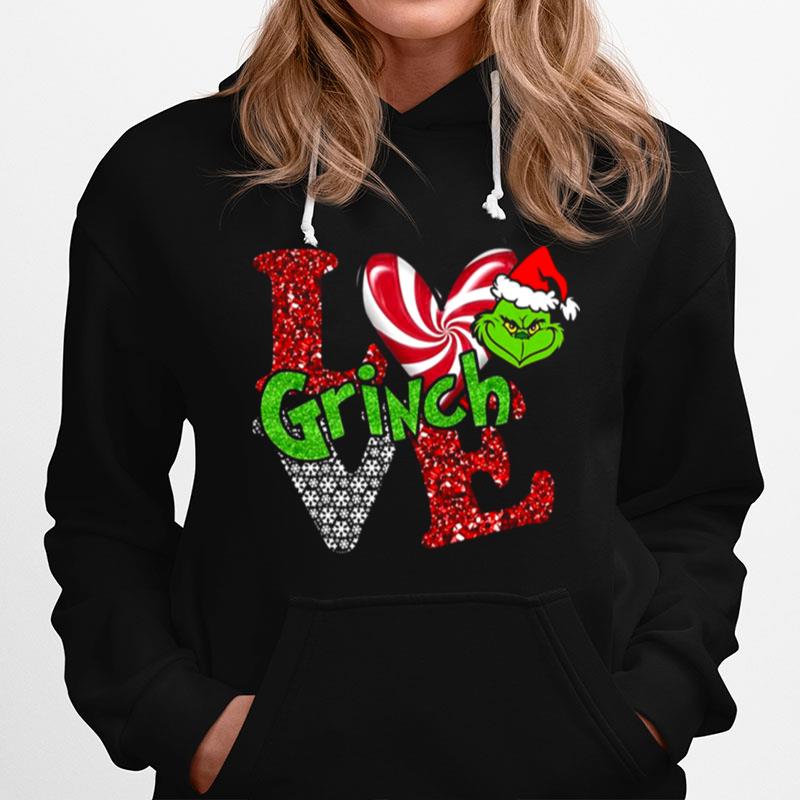 Merry Christmas Grinch Santa Love Hoodie