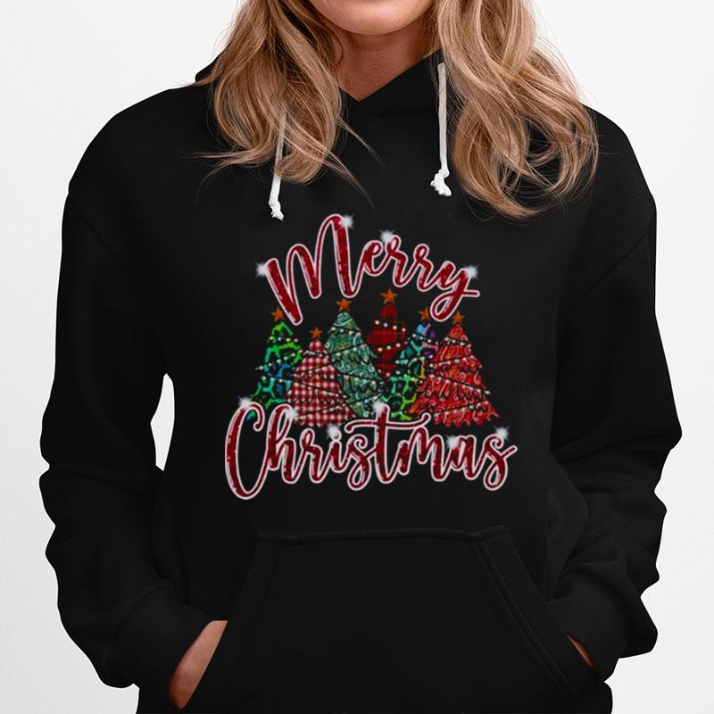 Merry Christmas Leopard Hoodie