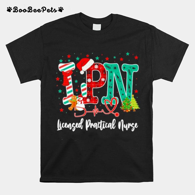 Merry Christmas Lpn Licensed Practical Nurse T-Shirt