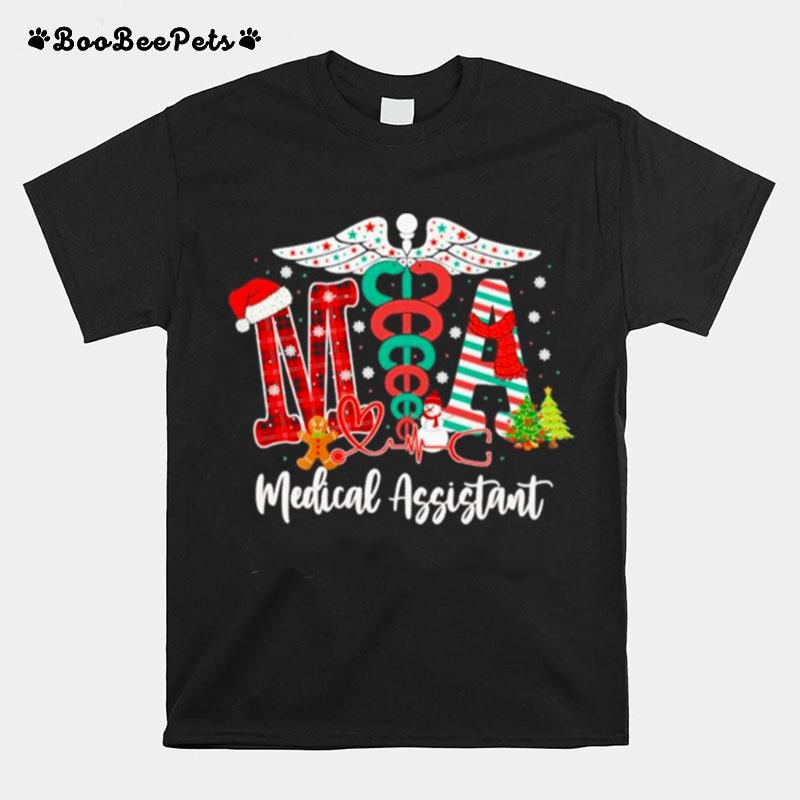 Merry Christmas Ma Medical Assistant T-Shirt