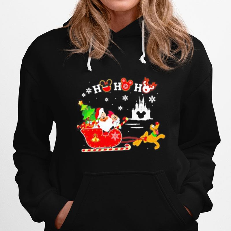 Merry Christmas Mickey Mouse Ho Ho Ho Hoodie