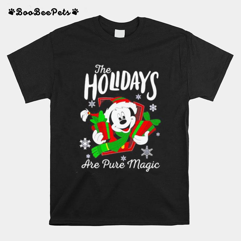 Merry Christmas Mickey Mouse The Holidays Are Pure Magic T-Shirt