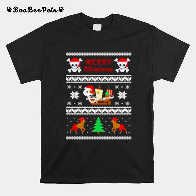 Merry Christmas Pirate Ship T-Shirt