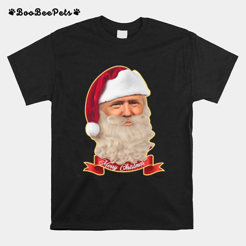 Merry Christmas Santa Trump Claus Make Christmas Great Again T-Shirt