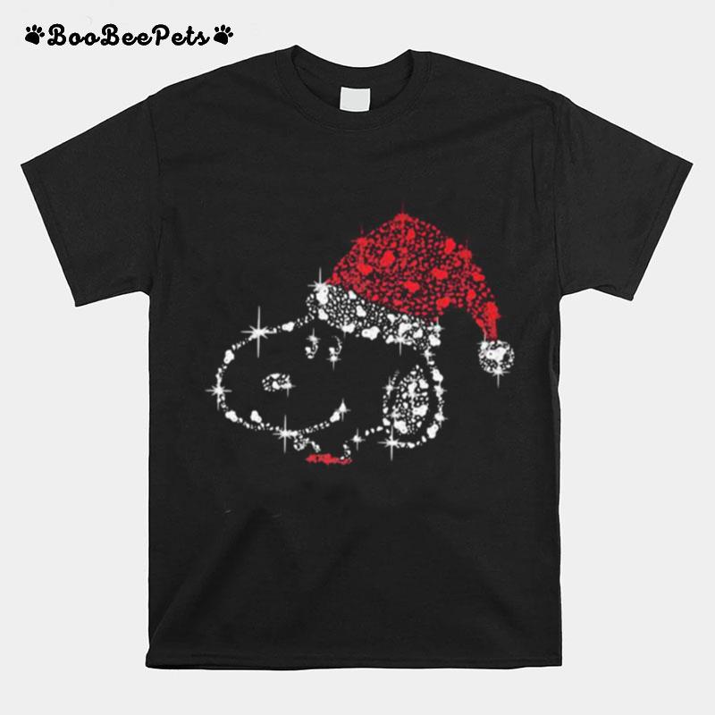 Merry Christmas Snoopy Santa Diamond T-Shirt