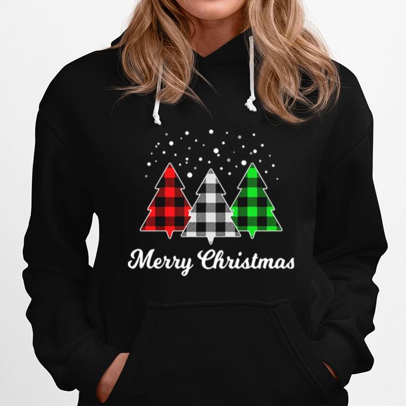 Merry Christmas Tree Vintage Hoodie