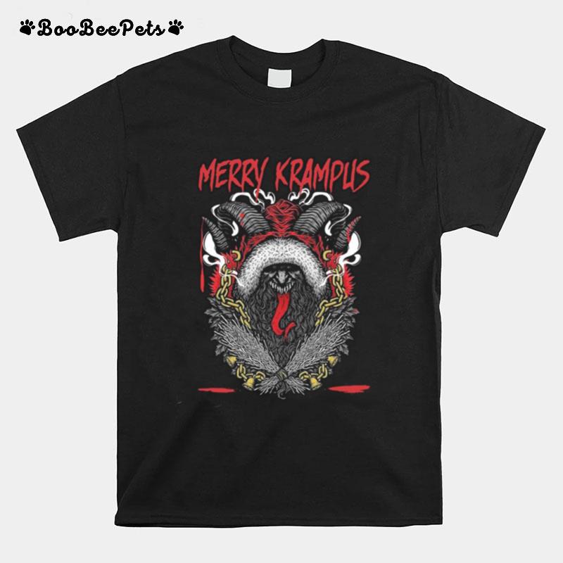 Merry Krampus Christmas Psychobilly T-Shirt