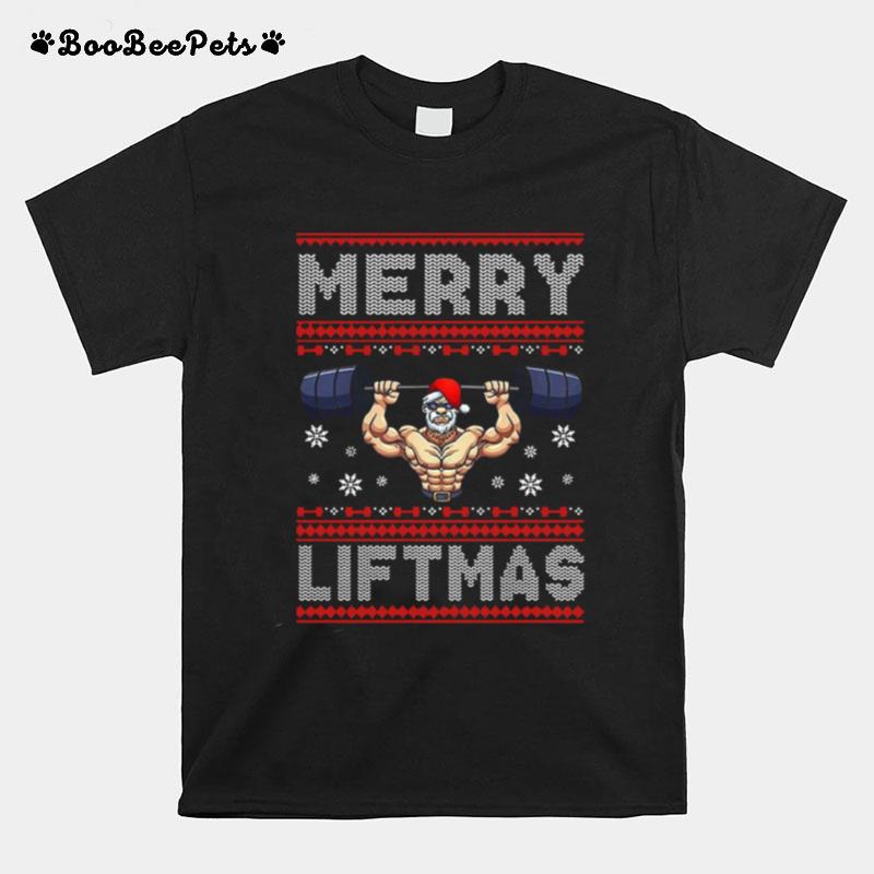 Merry Liftmas Ugly Christmas T-Shirt