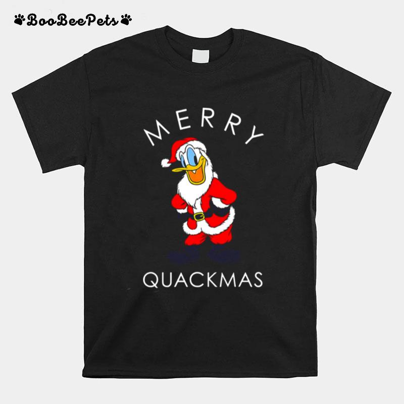 Merry Quackmas Duck Donald Santa T-Shirt